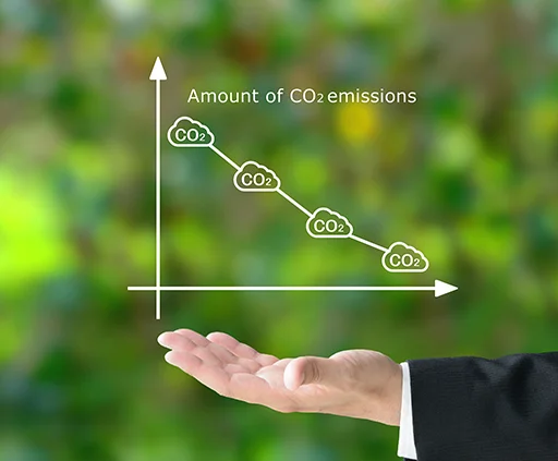 二酸化炭素の削減